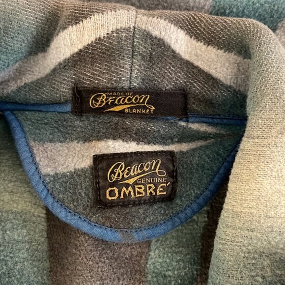 Men’s vintage Beacon genuine ombré robe - Picture 4 of 6